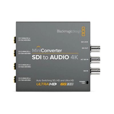 Blackmagic Design Mini Converter SDI to Audio 4K - Videokonverter - Merke: Blackmagic Design Blackmagic Design Mini Converter SDI to Audio 4K - Videokonverter - Merke: Blackmagic Design