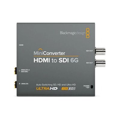 Blackmagic Design Mini Converter HDMI til SDI 6G - Videoomformer Blackmagic Design Mini Converter HDMI til SDI 6G - Videoomformer