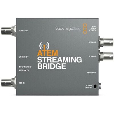 Blackmagic Design ATEM Streaming Bridge - Konwerter wideo - Szary - 1080p Blackmagic Design ATEM Streaming Bridge - Konwerter wideo - Szary - 1080p