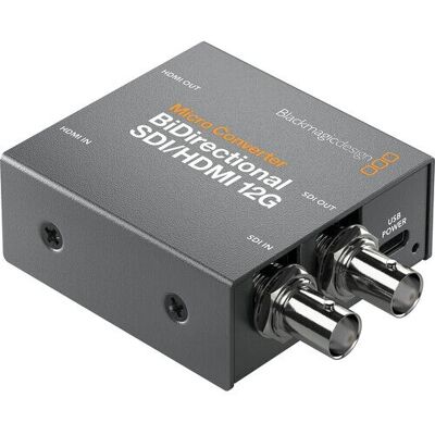Blackmagic Design Micro Converter Bidirectional SDI/HDMI 12G - Kompakt signalswandler Blackmagic Design Micro Converter Bidirectional SDI/HDMI 12G - Kompakt signalswandler