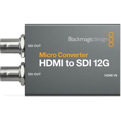 Blackmagic Design Micro Converter HDMI til SDI 12G - Kompakt Broadcast-omformer Blackmagic Design Micro Converter HDMI til SDI 12G - Kompakt Broadcast-omformer