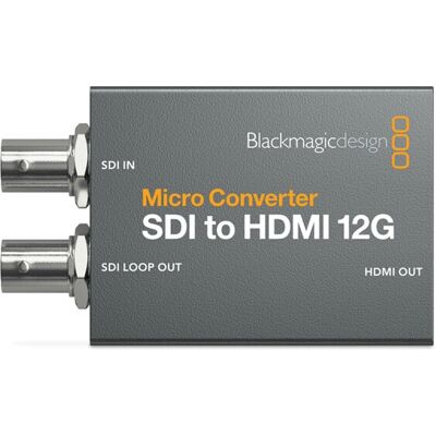 Convertisseur de signal/ Micro Converter SDI à HDMI 12G de Blackmagic Design - Publicité Convertisseur de signal/ Micro Converter SDI à HDMI 12G de Blackmagic Design - Publicité