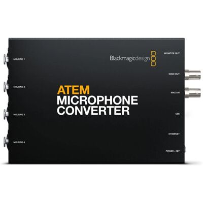 Blackmagic Design ATEM Mikrofon-Converter - Mikrofon - Blackmagic Design - Mikrofon-Converter Blackmagic Design ATEM Mikrofon-Converter - Mikrofon - Blackmagic Design - Mikrofon-Converter