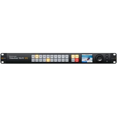 Blackmagic Design Videohub 10x10 12G - Videobryter Blackmagic Design Videohub 10x10 12G - Videobryter