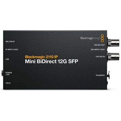 Blackmagic Design 2110 IP Mini BiDirect 12G SFP - Convertidor de video Blackmagic Design 2110 IP Mini BiDirect 12G SFP - Convertidor de video
