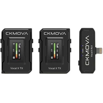 CKMOVA Vocal X V6 MK2 - Système Lightning sans fil - 2 microphones - Publicité CKMOVA Vocal X V6 MK2 - Système Lightning sans fil - 2 microphones - Publicité