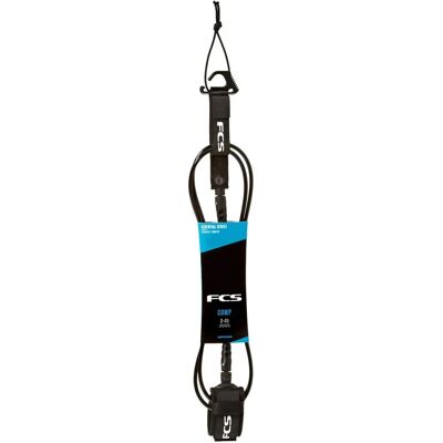FCS Surf Leash - 5 ft Schwarz - Unisex - Für alle Bedingungen FCS Surf Leash - 5 ft Schwarz - Unisex - Für alle Bedingungen