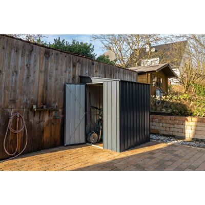 Globel LeanTo Gartenhaus - Wetterfester Metal storage Globel LeanTo Gartenhaus - Wetterfester Metal storage