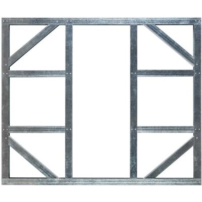 Globel Stahl Fundamentrahmen 8 x 8 - Bodenrahmen für Gerätehaus Dream 88 Globel Stahl Fundamentrahmen 8 x 8 - Bodenrahmen für Gerätehaus Dream 88