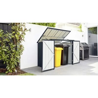Globel Easy 5x3 Stahl Mülltonnenbox - Gartenhaus Globel Easy 5x3 Stahl Mülltonnenbox - Gartenhaus