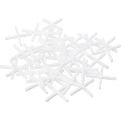 Spaziatori per Piastrelle a Forma di Croce Bianchi OX Trade - 2mm - Confezione da 250 Spaziatori per Piastrelle a Forma di Croce Bianchi OX Trade - 2mm - Confezione da 250