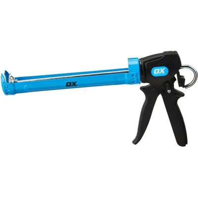 Ox Tools Ox-P045440 Caulking Gun - 400ml Dual Thrust Skeleton Ox Tools Ox-P045440 Caulking Gun - 400ml Dual Thrust Skeleton