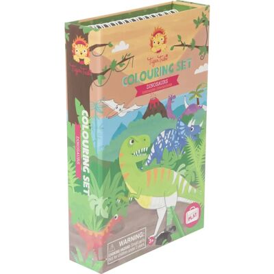 Livre de coloriage Tiger Tribe TT013 - Dinosaures pour enfants Livre de coloriage Tiger Tribe TT013 - Dinosaures pour enfants