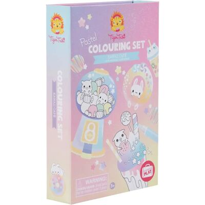 Zestaw Kolorowan Pastel - Kawaii Café - Zestaw do Kolorowania Zestaw Kolorowan Pastel - Kawaii Café - Zestaw do Kolorowania