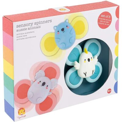 Modèle Tiger Tribe Animaux Australiens Spinners Sensoriels Jouet pour Bébés Modèle Tiger Tribe Animaux Australiens Spinners Sensoriels Jouet pour Bébés