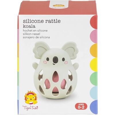 Tiger Tribe TT1030 Multi Colors Koala Silicone Rattle - Rattle Tiger Tribe TT1030 Multi Colors Koala Silicone Rattle - Rattle