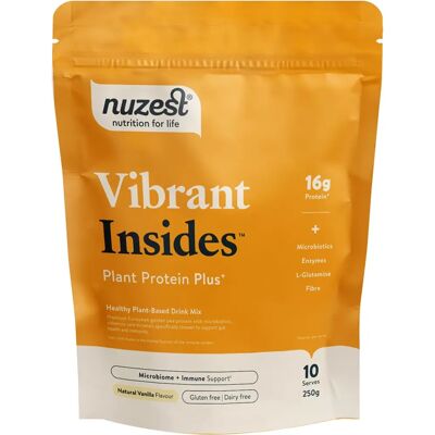 Nuzest Vibrant Insides Vanilla - Plant Protein Drink Mix Nuzest Vibrant Insides Vanilla - Plant Protein Drink Mix