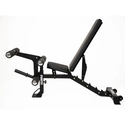 Force USA MyBench V2 - Adjustable Weight Bench with Leg Developer & Biceps Curl - Black Force USA MyBench V2 - Adjustable Weight Bench with Leg Developer & Biceps Curl - Black