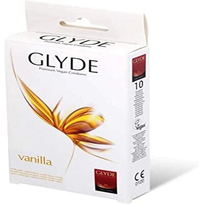 Preservativi Vegani Glyde Sapore Vaniglia - Confezione da 10 Preservativi Vegani Glyde Sapore Vaniglia - Confezione da 10