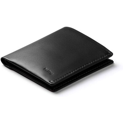 Carteira Bellroy com capa para notas - Preto RFID Couro Carteira Bellroy com capa para notas - Preto RFID Couro