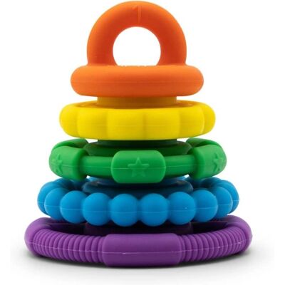 Jellystone Regenbogen Stapelturm - Beiß- und Spielzeug Jellystone Regenbogen Stapelturm - Beiß- und Spielzeug