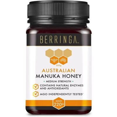 Miel de Manuka Berringa 220+ MGO - Apoya Inmunidad y Digestión Miel de Manuka Berringa 220+ MGO - Apoya Inmunidad y Digestión