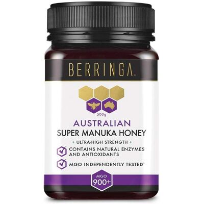 Miel de Manuka Berringa 900+ 500g - Alto MGO, Crudo, Natural Miel de Manuka Berringa 900+ 500g - Alto MGO, Crudo, Natural