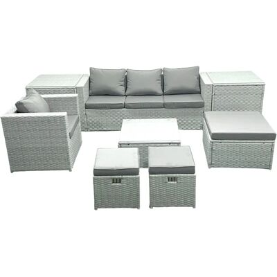 Fimous - Garden Set - 7-Seater - Garden Furniture Set Fimous - Garden Set - 7-Seater - Garden Furniture Set