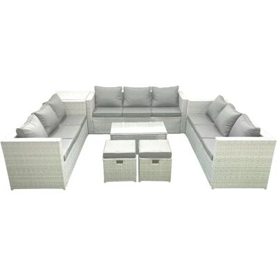 Fimous - Rattan Garden Set - 11 Seater Fimous - Rattan Garden Set - 11 Seater