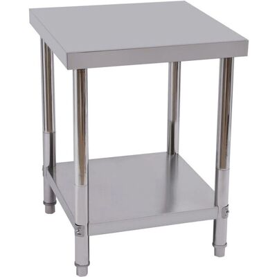 Senderpick - Gastro - Acero inoxidable - 2 niveles - Mesa de trabajo Senderpick - Gastro - Acero inoxidable - 2 niveles - Mesa de trabajo