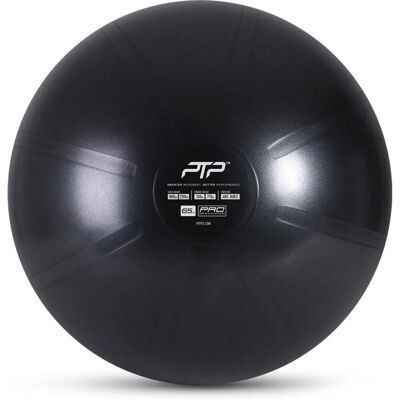Ballon d'exercice Onyx Black 65cm - Stabilité du centre - Publicité Ballon d'exercice Onyx Black 65cm - Stabilité du centre - Publicité