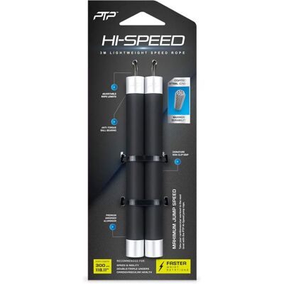 PTP Brand HI-Speed Lightweight Adjustable Skipping Rope - Sports Equipment PTP Brand HI-Speed Lightweight Adjustable Skipping Rope - Sports Equipment