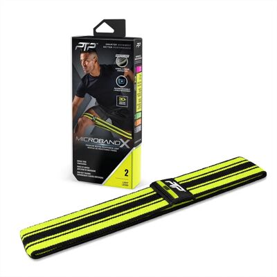 PTP Microband X 2.0 - Unisexe - Jaune - Équipement de fitness - Publicité PTP Microband X 2.0 - Unisexe - Jaune - Équipement de fitness - Publicité