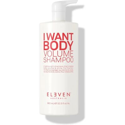 Eleven Australia I Want Body Volumen Shampoo - Unisex 1000ml Eleven Australia I Want Body Volumen Shampoo - Unisex 1000ml