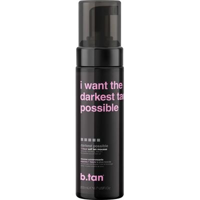 B.Tan Jeg vil ha den mørkeste tan mulig... Selvbruningsmousse (200ml) B.Tan Jeg vil ha den mørkeste tan mulig... Selvbruningsmousse (200ml)