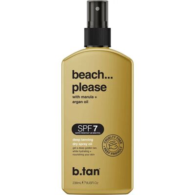 b.tan Beach Please SPF 7 Bronzierung Öl - Bräunungsöl b.tan Beach Please SPF 7 Bronzierung Öl - Bräunungsöl