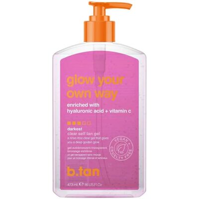 B.tan Glow Your Own Way gjennomsiktig selvbruning gel - Selvbruningsgel B.tan Glow Your Own Way gjennomsiktig selvbruning gel - Selvbruningsgel