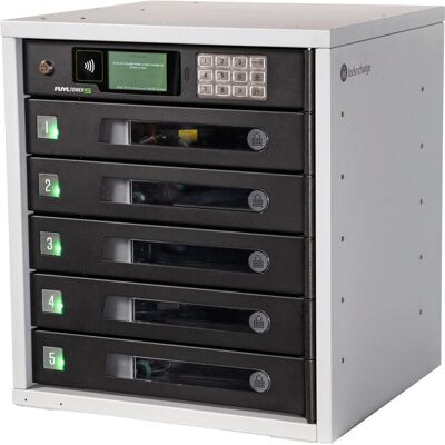 LocknCharge FUYL Tower 5 Armoire de gestion portable - Armoire de gestion de dispositifs - Publicité LocknCharge FUYL Tower 5 Armoire de gestion portable - Armoire de gestion de dispositifs - Publicité