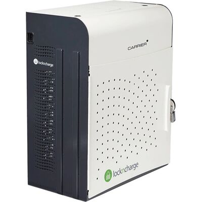 LocknCharge Carrier 15 Portable Device Management Cabinet Grey White - Device Management Cabinet LocknCharge Carrier 15 Portable Device Management Cabinet Grey White - Device Management Cabinet