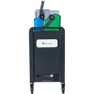 Chariot de gestion des appareils LocknCharge Carrier 20 - Noir, Bleu, Vert - Gestion des Appareils - Publicité Chariot de gestion des appareils LocknCharge Carrier 20 - Noir, Bleu, Vert - Gestion des Appareils - Publicité