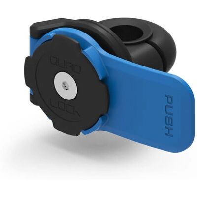 Quad Lock Befestigungskit - Schwarz, Blau - Montagekit für Spiegelstangen Quad Lock Befestigungskit - Schwarz, Blau - Montagekit für Spiegelstangen