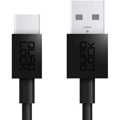 Quad Lock USB-A to USB-C Cable - 2m - Black Quad Lock USB-A to USB-C Cable - 2m - Black
