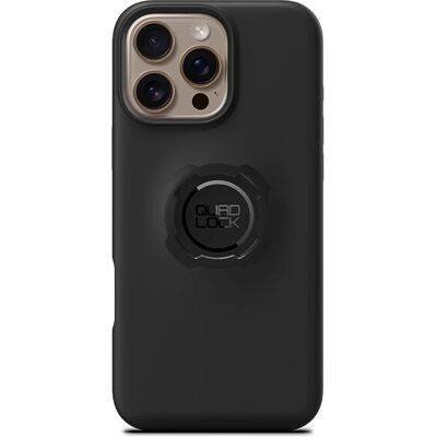 Quad Lock iPhone 16 Pro Max Hülle Schwarz - Schlank & Sicher Quad Lock iPhone 16 Pro Max Hülle Schwarz - Schlank & Sicher