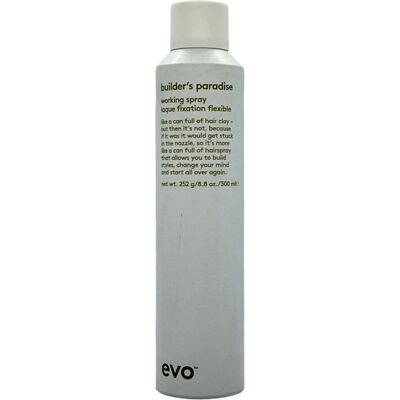 Evo Builder's Paradise Haar Spray - Haarlak, Langdurige fixatie, Vegan Evo Builder's Paradise Haar Spray - Haarlak, Langdurige fixatie, Vegan
