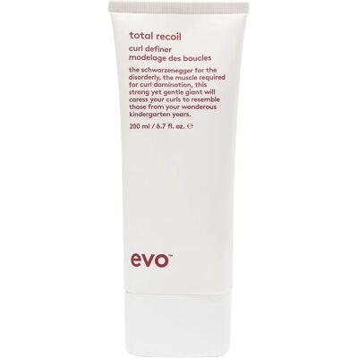 EVO Total Recoil Curl Definer - Sterke Holdende Definieer Crème - Voor Natuurlijke Krullen EVO Total Recoil Curl Definer - Sterke Holdende Definieer Crème - Voor Natuurlijke Krullen