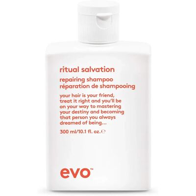 EVO Repair Ritual Salvation styrkende shampoo til beskadiget og farvet hår EVO Repair Ritual Salvation styrkende shampoo til beskadiget og farvet hår