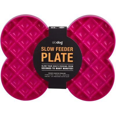 Lickimat Slodog Pink Slow Feeder Dog Plate Lickimat Slodog Pink Slow Feeder Dog Plate
