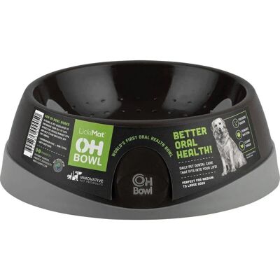 LickiMat LICKI MAT - Hunde-Schüssel für Mundgesundheit M Schwarz - 22cm LickiMat LICKI MAT - Hunde-Schüssel für Mundgesundheit M Schwarz - 22cm