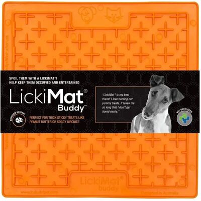 LickiMat Buddy Klassinen Oranssi Koira-Annospala - Koirat, Kulhot, Ruokailijat & Vesipullot LickiMat Buddy Klassinen Oranssi Koira-Annospala - Koirat, Kulhot, Ruokailijat & Vesipullot