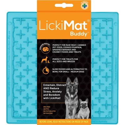 LickiMat Buddy Herkkumatto koirille ja kissoille Tiarus - 20x20cm LickiMat Buddy Herkkumatto koirille ja kissoille Tiarus - 20x20cm